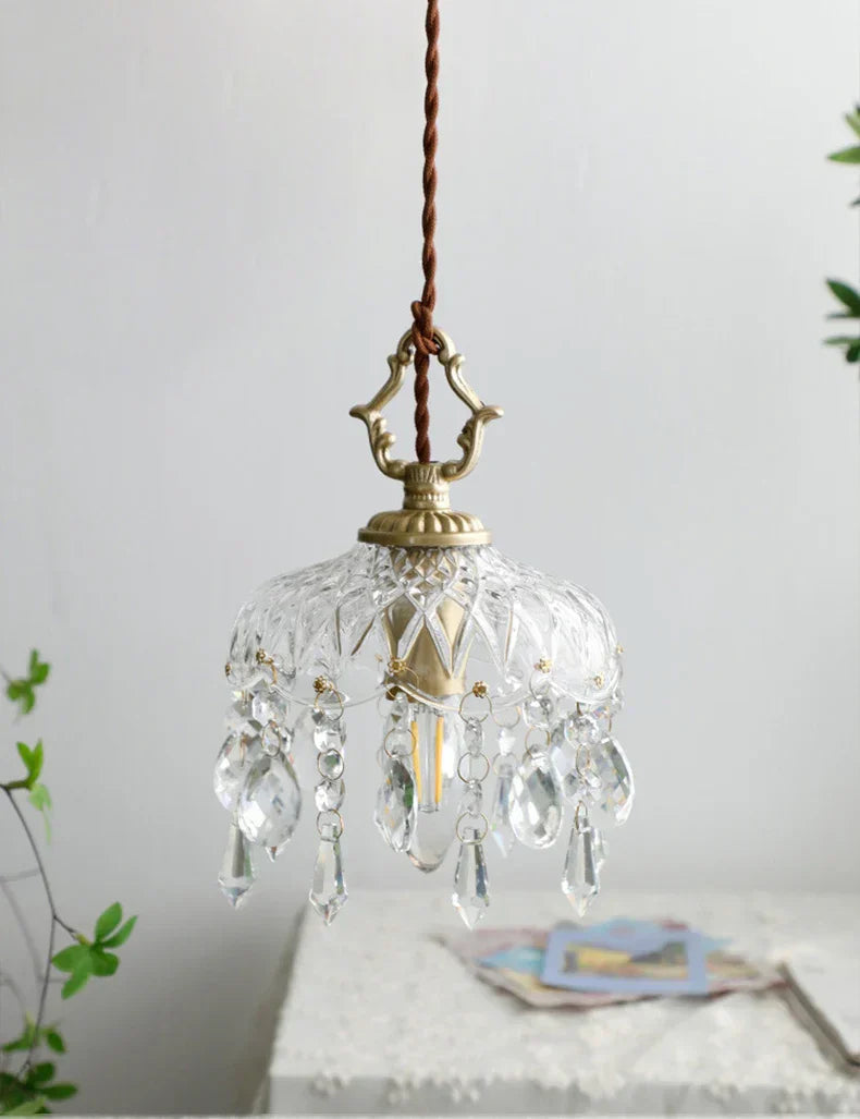 Medieval Crystal Wall Lamp Luxury Glass Ceiling Lights