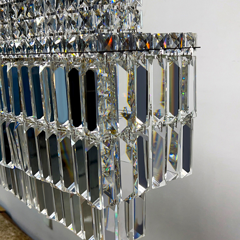 Stefano 47" Crystal Kitchen Island Chandelier