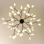 Afralia™ Nordic G4 LED Chandelier: Modern Branch Pendant Light, Gold/Black, Art Decor Lighting