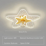 Modern Star LED Ceiling Lights for Living Room Bedroom Children's Room Nursery Lighting