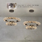 Bacci 2-Tier Crystal Chandelier Light