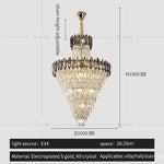 Postmodern Crystal Chandelier for Luxe Spaces