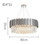 Chrome Silver Gold Black Suspension Luminaire Pendant Lamp for Foyer