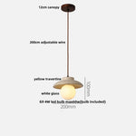 Afralia™ White Glass Ball LED Pendant Light for Kitchen Dining Room Decor