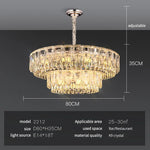 Crystal Ring Chandelier: 2024 Luxury Bedroom Dining Room Lighting