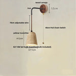 LED Travertine Stone Wall Lamp - Modern Nordic Stair Light