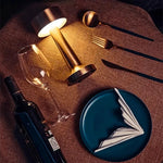 Retro Metal Touch Table Lamp for Bar Coffee Restaurant Light Desk LED Night Bedroom Decor