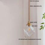 Glass LED Pendant Lights: Nordic Modern Hanging Chandelier