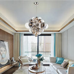 Bubble Glass Ceiling Chandelier Pendant for Living Room Bedroom