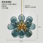 Glass Bubble Hanging Lamps Chandelier Modern Room Decor Ceiling Pendant Light