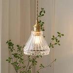 Afralia™ LED Glass Pendant Light - Modern Nordic Kitchen Bedside Hallway Hanging Lamp