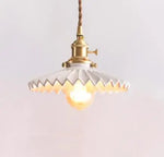 Blue Glass Pendant Lights for Bedroom Dinning Living Room