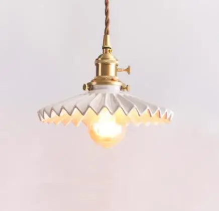 Blue Glass Pendant Lights - Bedroom Dinning Living Room Fixtures