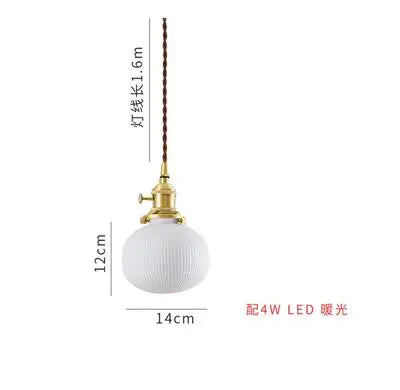 Green Glass Pendant Light for Bedroom, Dining, and Living Room