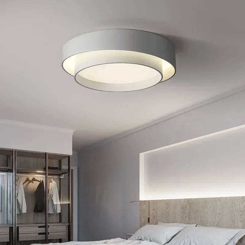 Nordic LED Ceiling Chandelier for Modern Living Room and Bedroom Lighting