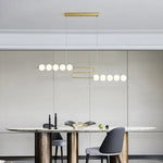 Love Gold Chrome Chandelier LED Suspension Lighting for Dinning Room