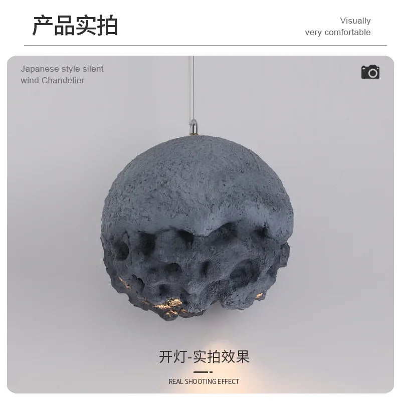 Minimalist Resin Pendant Light - Modern Nordic Design Chandelier for Restaurants and Bars