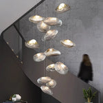Nordic Glass Pendant Light Chandelier Decorative Suspension Art Hanging Lamp