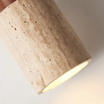 Yellow Travertine LED Pendant Lamps for Living Room Bedside Kitchen Decor