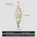 European Duplex Crystal Chandelier for Elegant Luxury Living