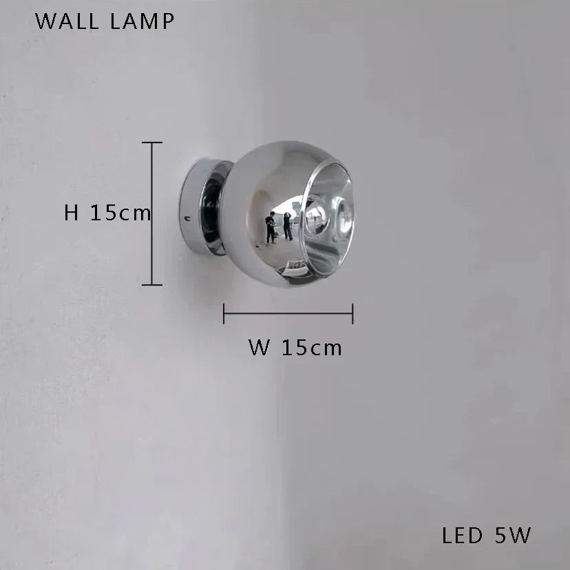 Black Postmodern Bubble Glass Chandelier with Multi Clear Balls