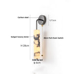 Afralia™ Bulgari Stone LED Wall Lights Outdoor Waterproof Bedside Lamp