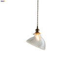 Clear Glass LED Pendant Light for Reading Living Dining Room