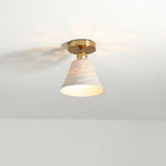 Ceramic LED Ceiling Light Modern White Porch Balcony Luminaria