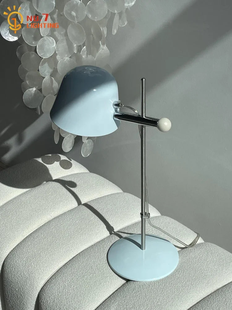 Medieval Stainless Steel Table Lamp LED E14 Rotating Desk Light