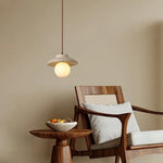 Afralia™ White Glass Ball LED Pendant Light for Kitchen Dining Room Decor