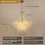 Crystal Chandelier Light: French Modern Luxury for Living Room, Dining Room, Bedroom
