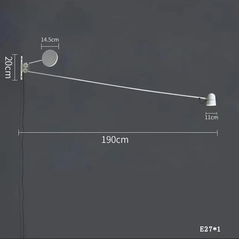 Modern Dimmable LED Wall Light for Living Room and Bedroom