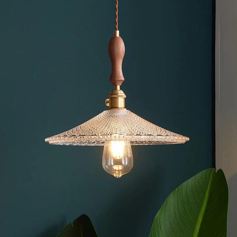 Copper Glass LED Pendant Lights - Nordic Modern Style