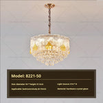 European Crystal Chandelier Light for Luxury Living Room, Dining Room, Hall and Villa