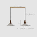 Vintage Glass LED Pendant Lights: Bedroom Living Room Hanging Lamp Lighting