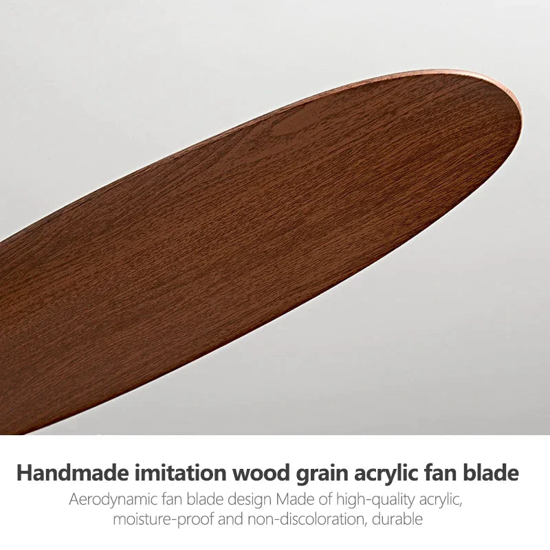 52" Modern DC Ceiling Fan with Remote Control for Home and Restaurant