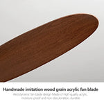 52" Modern DC Ceiling Fan with Remote Control for Home and Restaurant