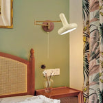 Afralia™ Creamy Iron LED Wall Lamp Bedroom Living Room Bathroom Mirror Stair Light