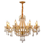 Crystal LED Chandelier Pendant Lights for Villa Stairs and Hotel Decor