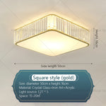 Crystal Zen Ceiling Light for Living Room, Bedroom, and Dining Room