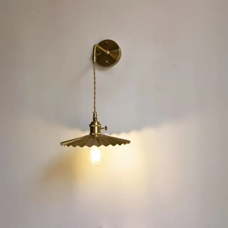 Copper LED Wall Light for Modern Spaces.