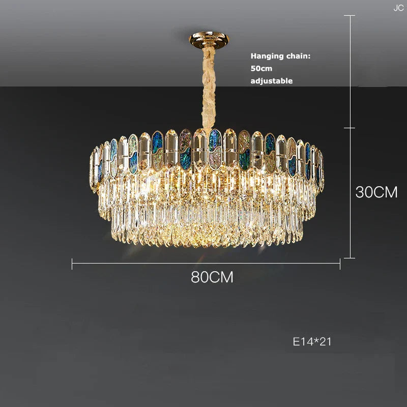 Crystal Chandelier LED Lighting for Living Room