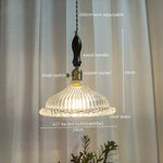 Modern Wood Handle LED Pendant Light for Dining Room, Balcony, Kitchen