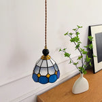 Afralia™ Tiffany Style Glass LED Pendant Lights for Home Decor