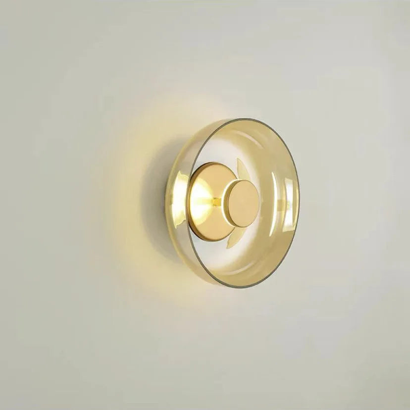 Nordic Glass Wall Lamp LED Sconce Light for Living & Bedroom