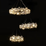 Crystal Magic Ring Pendant Light for Dinning Room