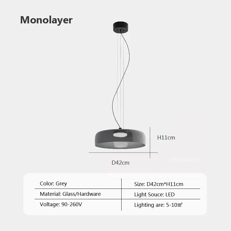 Nordic Glass LED Pendant Lights for Home Decor and Lighting