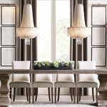 Tassel Crystal Pendant Chandelier for Luxury Living Room Villa Bedroom