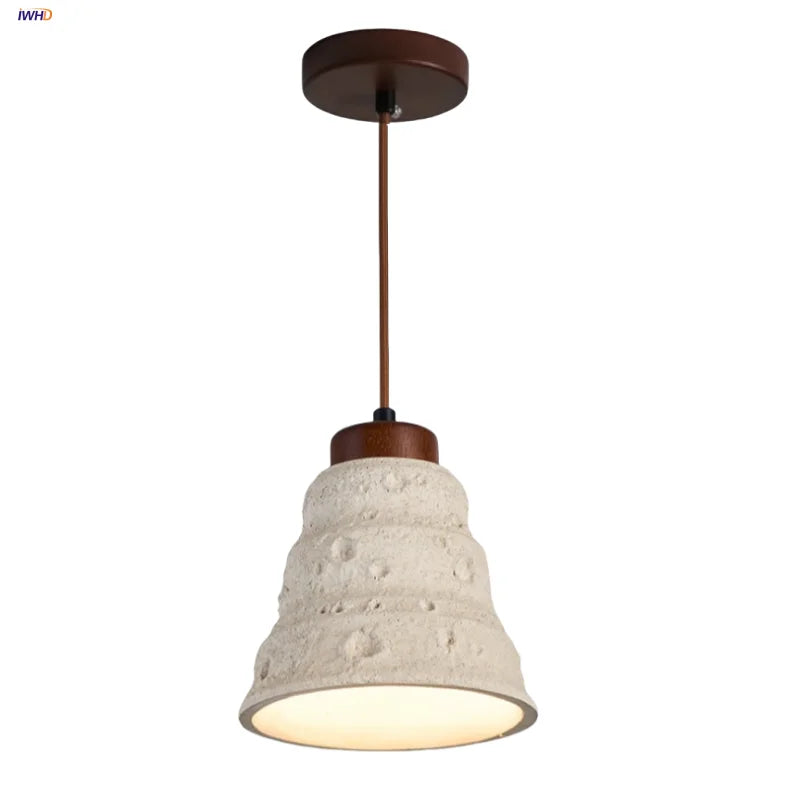 Afralia™ Micro Cement LED Pendant Lights for Dining and Living Room Decor