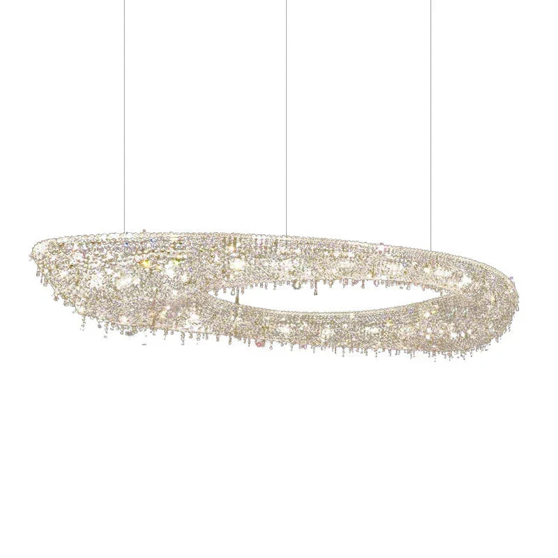 Crystal Chandelier Luminaire Indoor Lighting Fixture Luxury Design